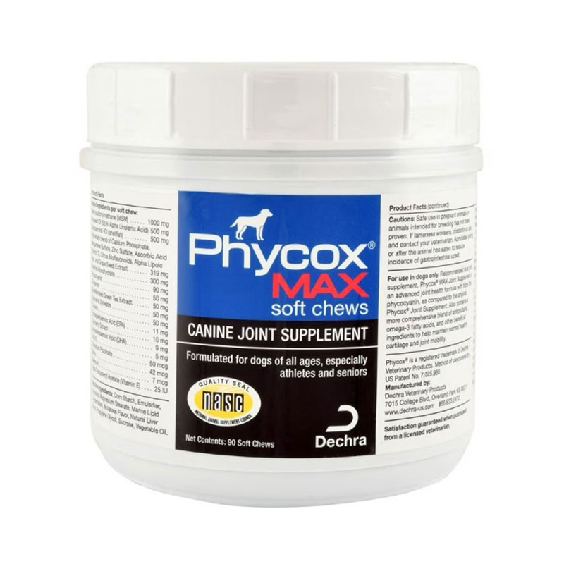 Phycox MAX Soft Chews For Mature Dogs 90/bottle