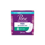 Poise Original Pads Light Absorbency Long Length Package of 24 thumbnail