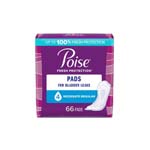 Poise Pad Moderate Absorbency 11 inch Package of 66 thumbnail