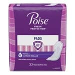 Poise Ultimate Coverage Protection Supreme Pad 14.37 inch Long Package of 33 thumbnail
