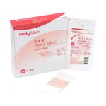 PolyMem 2x4 inch Cloth Strip PolyMeric Membrane Dressing Box of 100 thumbnail