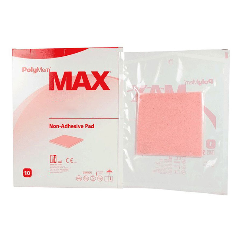 PolyMem MAX Non-Adhesive Dressing 3x3 inch Box of 10