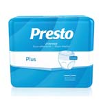 Presto Plus Underwear Pull-Ups Classic Plus Medium 32-44 inch White Case of 80 thumbnail