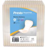 Presto Shaped Pad Maximum Absorbency 14 inch Long Pack of 20 thumbnail