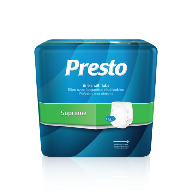 Presto Supreme Brief XX-Large 63-69 inch Case of 48