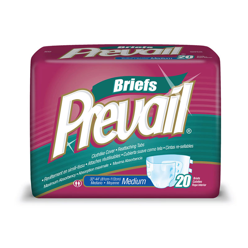 Prevail Premium Medium Briefs Sold By Package 20/Ea