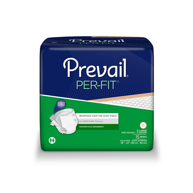 First Quality Prevail PER-FIT Briefs XL 59-64 PF-014/1 15/bag