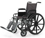 Probasics Economy 18" High Performance Wheelchair w/Fixed Full Arm thumbnail