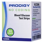 Prodigy No Coding Blood Glucose Test Strips Box of 50 thumbnail