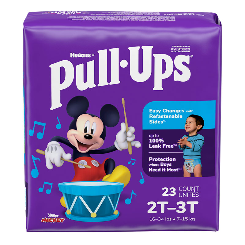 Pull-Ups Learning Designs Boys' Training Pants 2T-3T Package of 23