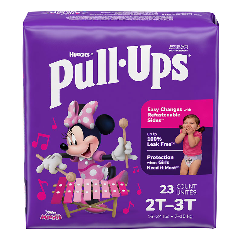 Pull-Ups Learning Designs Girls' Training Pants 2T-3T Case of 92