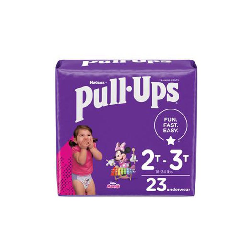 Pull-Ups Learning Designs Girls' Training Pants 2T-3T Package of 23