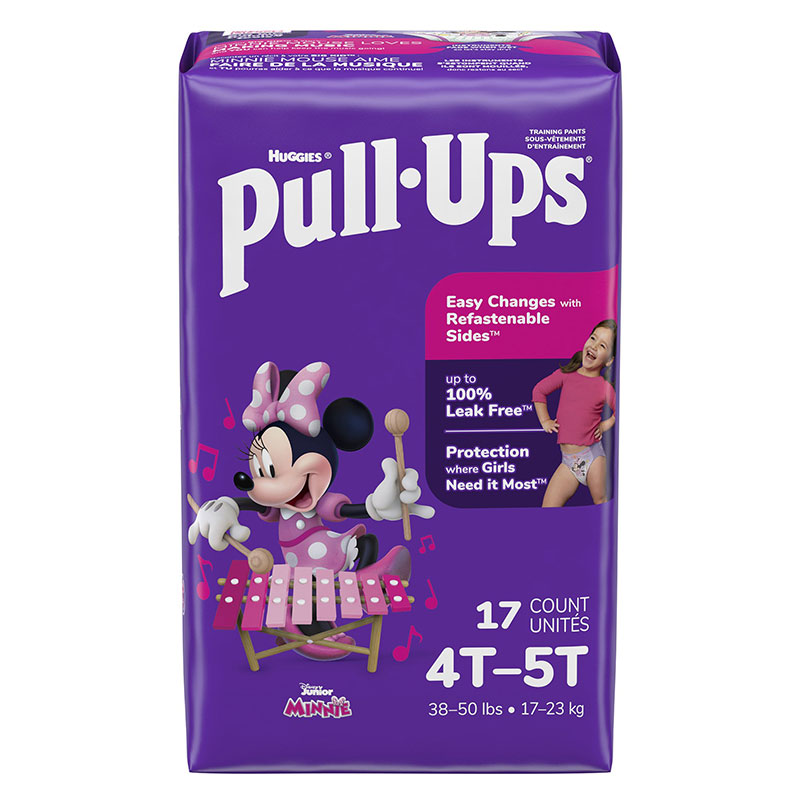 Pull-Ups Learning Designs Girls' Training Pants 4T-5T Case of 68