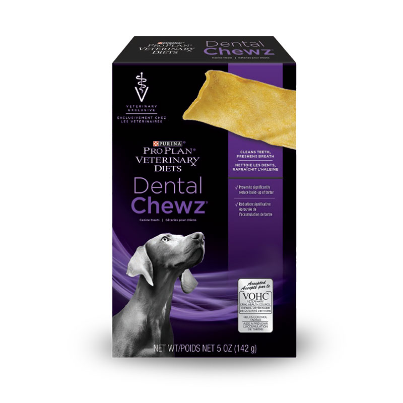 Purina Veterinary Diets Dental Chewz For Dogs - Case of 6 Boxes