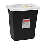 SharpSafety RCRA Hazardous Waste Container 12 Gallon Black - 10ct thumbnail