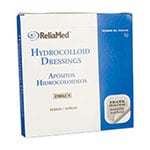 Reliamed 4 x 4 Hydrocolloid Wound Dressing, Thin, 10 per Box thumbnail