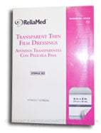 ReliaMed Transparent Thin Film Dressings - 6 in x 8 in - Box of 10