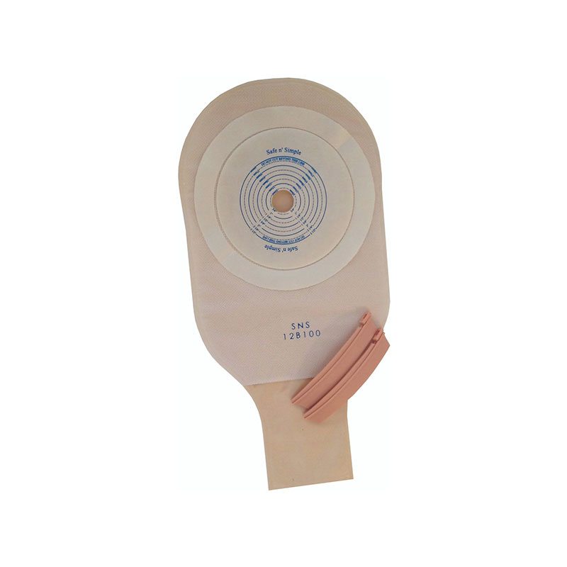 Safe N Simple 1-Piece Drainable Banana Clip Pouch Opaque Box of 10