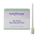 Safe N Simple No Sting Skin Barrier Swab Stick Box of 25 thumbnail