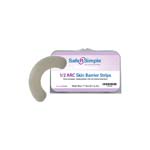 Safe N Simple SecureWear 1/2 inch Arc Skin Barrier Strips Package of 20 thumbnail