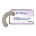 Safe N Simple SecureWear 1/2 inch Arc Skin Barrier Strips Package of 20 thumbnail