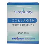 Safe N Simple Simpurity Collagen 2x2 inch Box of 5 thumbnail