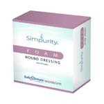 Safe N Simple Simpurity Foam Dressing 4x6 inch Pad Box of 12 thumbnail