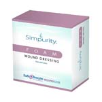Safe N Simple Simpurity Foam Wound Dressing 2x2 inch Pad Box of 12 thumbnail