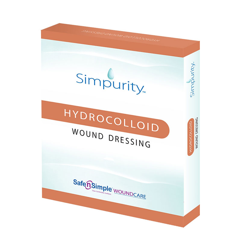 Safe N Simple Simpurity Hydrocolloid 4x4 inch Box of 12