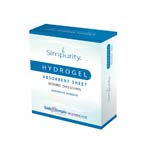 Safe N Simple Simpurity Hydrogel Dressing with Adhesive Border 4x5 inch Box of 12 thumbnail