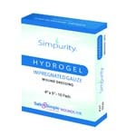 Safe N Simple Simpurity Impregnated Hydrogel Gauze 4x5 inch Box of 10 thumbnail
