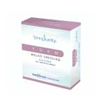 Safe N Simple Simpurity Silver Silicone Foam with Border 4.6x4.6 inch Box of 12 thumbnail