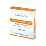 Safe N Simple Simpurity Super Absorbent Pad Wound Dressing 4x4 inch Box of 10 thumbnail