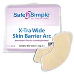 Safe N Simple Skin Barrier 2 inch Arc Water Resistant Package of 30 thumbnail