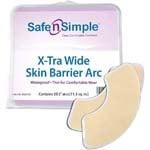 Safe N Simple Skin Barrier X-Tra Wide Crescent Arcs Package of 20 thumbnail