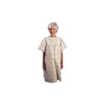 Salk LadyLace Patient Gown with Short Sleeves One Size Pink Rosebud thumbnail