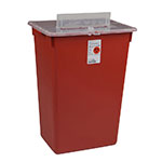 Sharps-A-Gator Sharps Container, 7 Gallon, Red - 10ct thumbnail