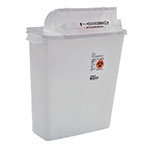 SharpSafety Saftey In Room Sharps Container 3 Gallon - Clear thumbnail