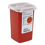 SharpSafety Sharps Container Phlebotomy 1 Quart, Red - 100ct thumbnail