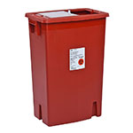 SharpSafety Container 12 Gallon, Slide Lid - Red thumbnail