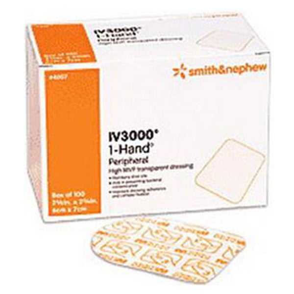 Smith and Nephew Opsite IV3000 Catheter Dressing 4 inch x 5.5 inch 4973 50/bx