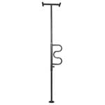 Standers Security Pole And Curved Grab Bar Black thumbnail