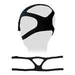 Sunset Healthcare CPAP Universal 4-point Headgear With Straps Unisize Black thumbnail