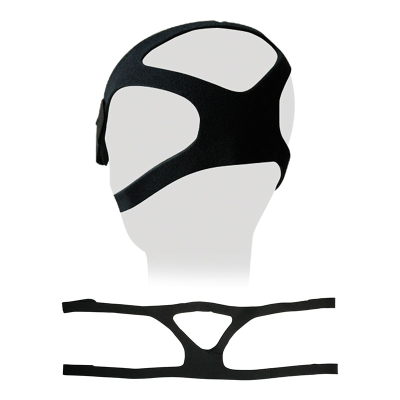 Sunset Healthcare CPAP Universal 4-point Headgear With Straps Unisize Black