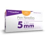 SureComfort Mini Pen Needles - 3/16 inch 31 Gauge Box of 100 thumbnail