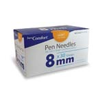 SureComfort Mini Pen Needles 30g 8mm Box of 100 thumbnail