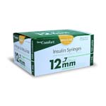 SureComfort U-100 Insulin Syringes 28g 1cc 1/2in Box of 100 thumbnail