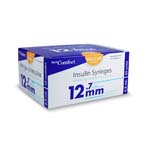 SureComfort U-100 Insulin Syringes 28g 1/2cc 1/2in Box of 100 thumbnail