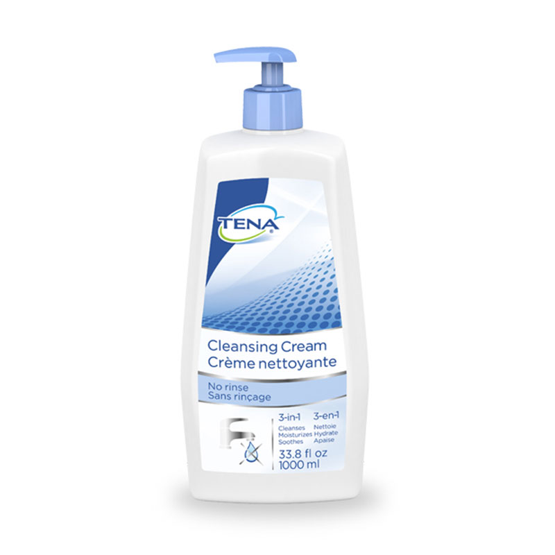 TENA Cleansing Cream 33.8oz Bottle - Pack of 3