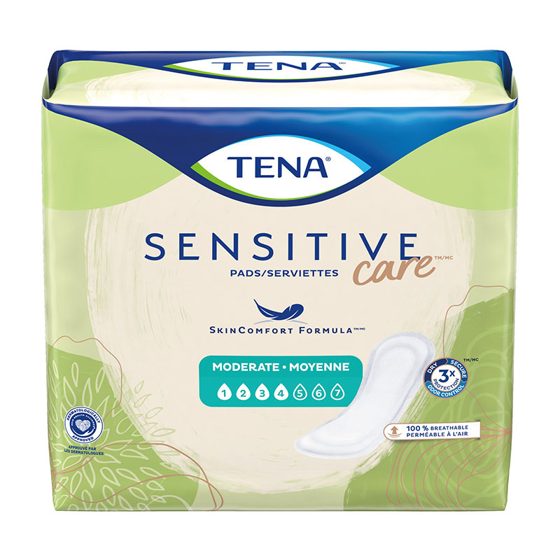 Tena Intimates Moderate Regular Pads 11 inch Package of 20
